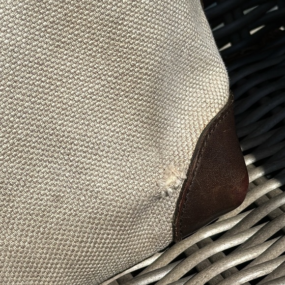 Auth Gucci Canvas & Leather Tote - Picture 10 of 17